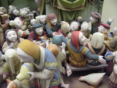 The Wedding at Cana (note the worried wine steward in the foreground).