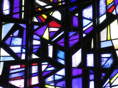 Roman Catholic stained glass.