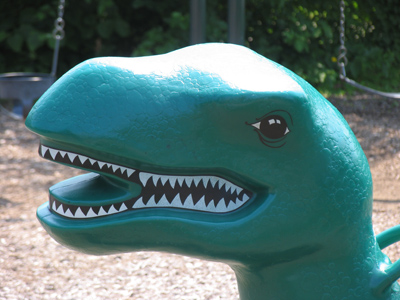 I don`t understand why this ravenous beast is allowed to roam the playground.