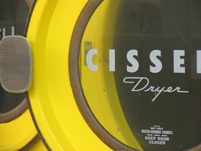 Regrettably, the shot from inside the dryer didn`t turn out.