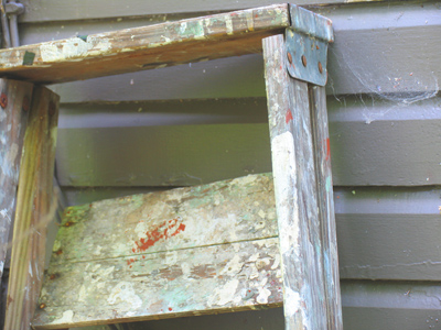 The same people who put the rusty paint cans outside my house must`ve left this.