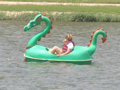 Sadly, this passes for a waterfront in Dayton, Ohio.