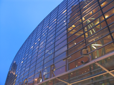 The same wall, many hours later from the other side.