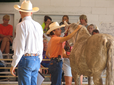 The verdict of the judges:  That`s one dirty horse.