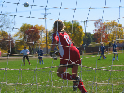 Great save! (I won`t mention the four that got by her.)