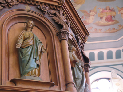 In the Chapel of the Immaculate Conception.