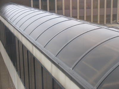 Protection from the rain is freely available . . . 