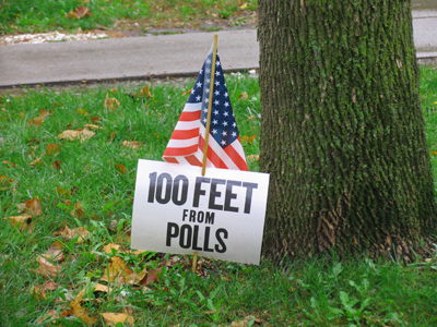 How dull!  To improve voter turnout, democracy needs a new look, some color, a theme song.