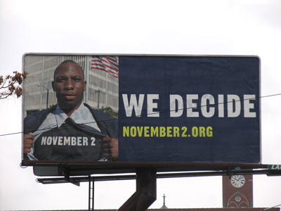 Many people did decide ON November 2 (some with the aid of a coin).