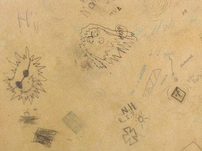 Back-row musings in a music classroom.