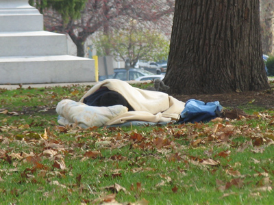 Real homelessness.