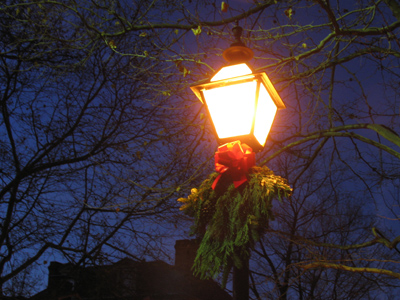 . . . with boughs of holly.