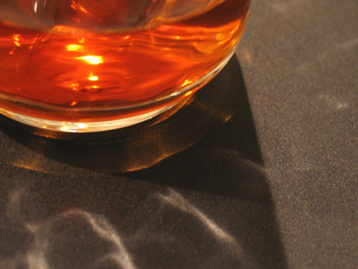 I went home and poured myself a glass of raspberry tea . . . 