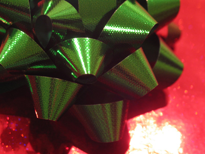 Wrapped a few presents . . . 