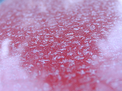 This isn`t snow on my car, it`s salt.