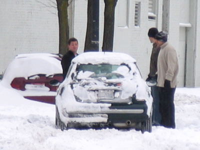 I didn`t want to end up like this guy.  [I hate winter.]