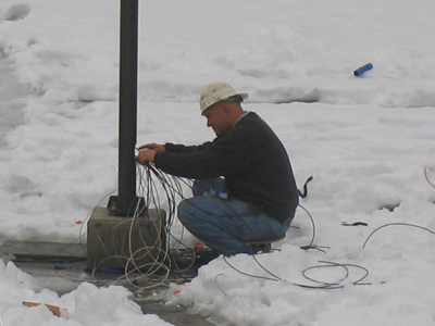 If shoveling the snow isn`t effective, there`s only one alternative:  explosives.