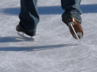 Some people love ice skating.