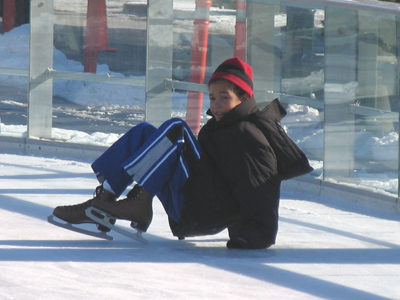Some people hate ice skating.