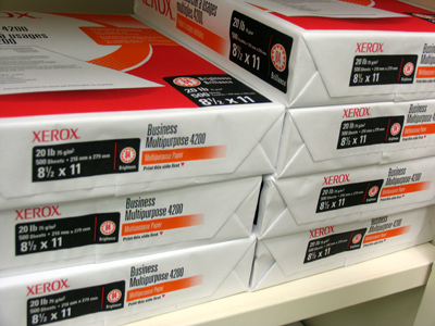 WHAT I DO ALL DAY:  Feed paper to printers.