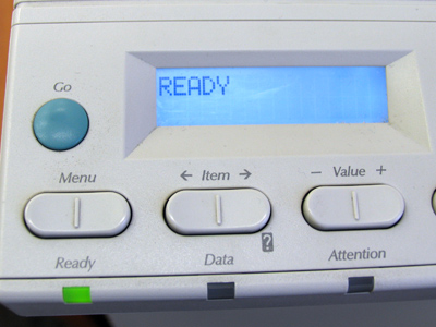 WHAT I DO ALL DAY:  Make sure the printers are happy.