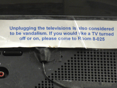 I guess that makes me a vandal, since I unplugged mine a long time ago.