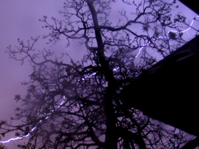 It was a dark and stormy night.