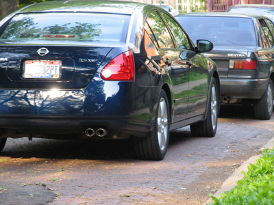 `Go ahead and park, I can walk to the curb from here.`