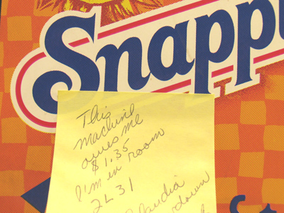 No doubt Snapple Corporate Headquarters will take immediate action.