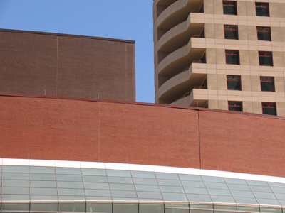 Textures of the Schuster Center.