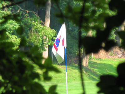 Signs of civilization in the wilderness.