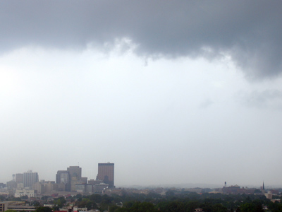 The daily afternoon thunderstorm.