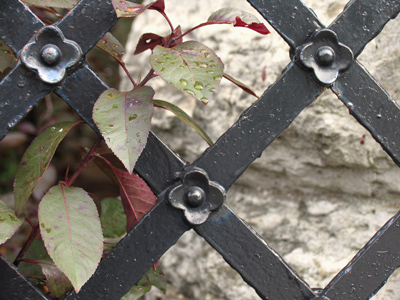 When iron is wrought, it doesn`t rot.