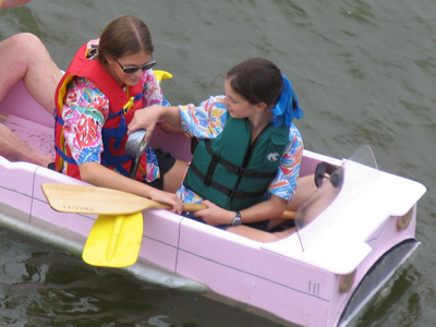 Duct tape keeps them afloat.