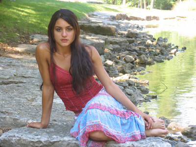 I mean, who wants to look at a bunch of chickens and goats when they could see . . . 