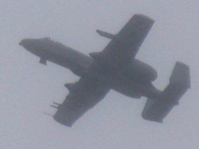 Fairchild A-10 Thunderbolt II close air support `tank killer.`