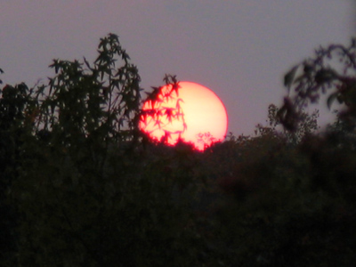  . . . the sun is setting . . . 