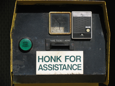 At the Canadian goose parking garage.