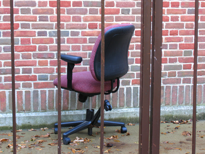 I warned you what would happen if you kept clipping your fingernails in the office!