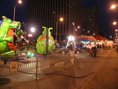 I have a great idea:  let`s wait until late November, and THEN hold an outdoor festival!  At night!!