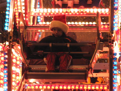 He was later removed from the ride with the aid of an icepick.