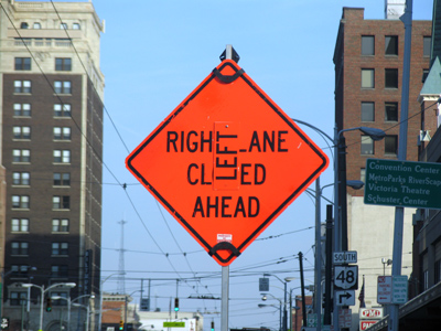 Best advice:  stay in the center lane.