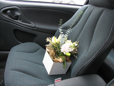 Happiness being delivered.