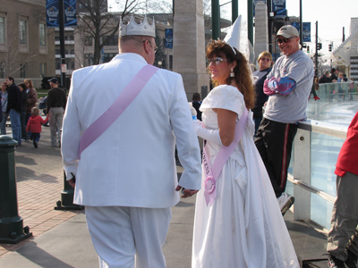 `You told me everybody would be dressed up!`