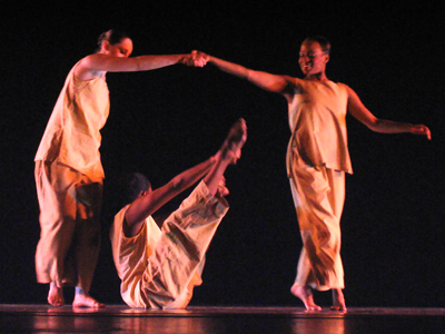 There aren`t any men in the troupe . . . 