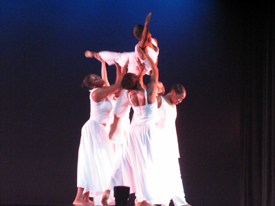  . . . but that doesn`t stop them from throwing, catching and lifting each other.