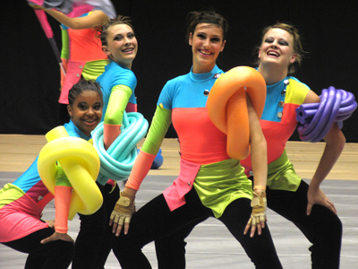 They performed to Bach, Elgar, Rossini, Copland, Kurt Cobain and Frank Sinatra -- all played deafeningly loud.