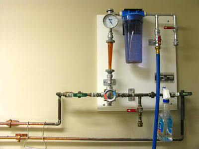 The bottle of Windex is an integral part of this system.