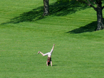 The sheer joy of living.