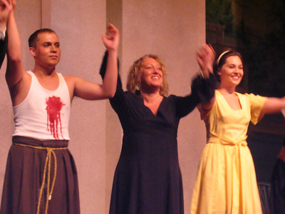 Rumors of Toby`s death in Act II were greatly exaggerated.